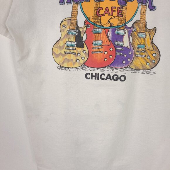 Vintage Hard Rock Cafe Chicago T Shirt Made in USA - Picture 6 of 8